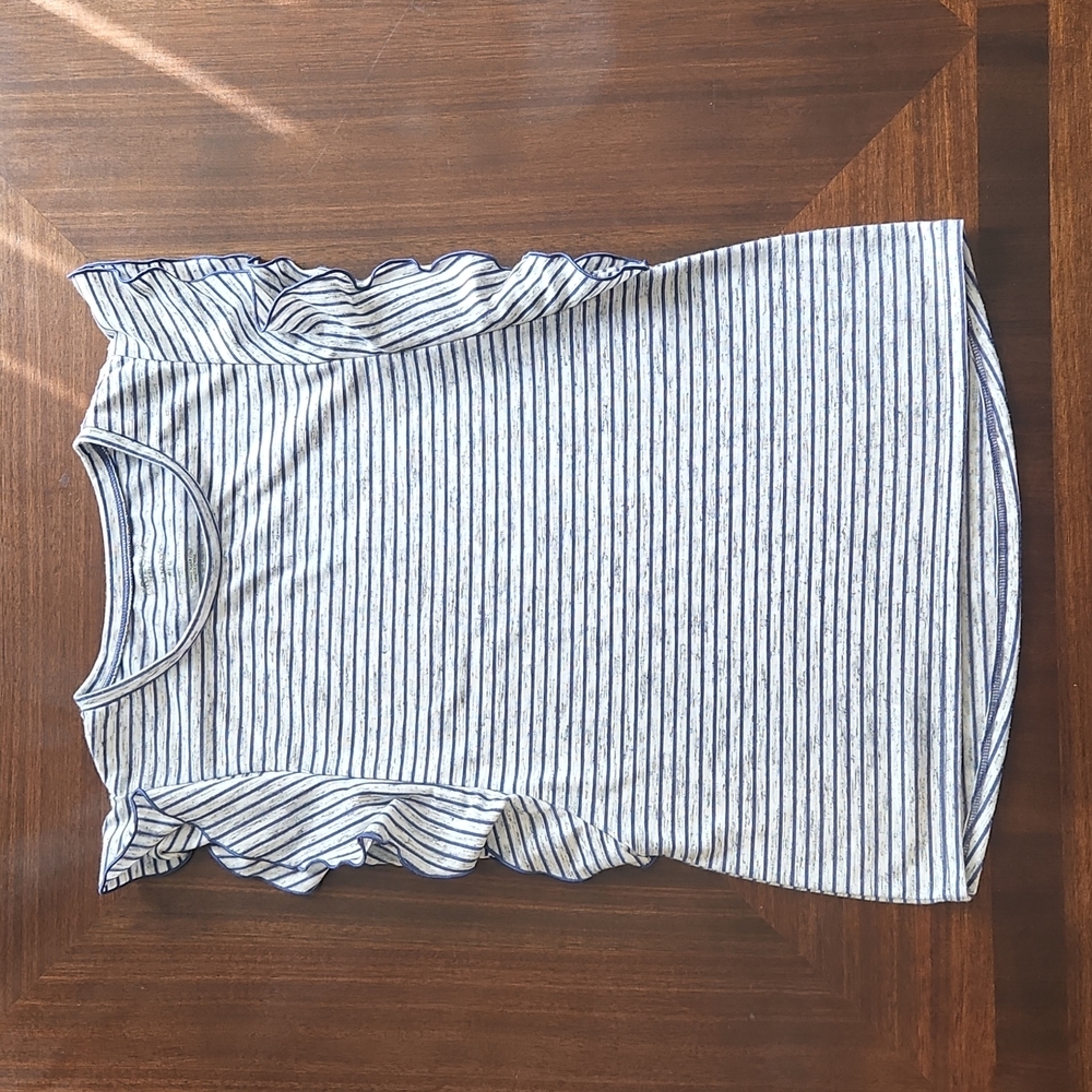 Girls stripped, ruffled blouse